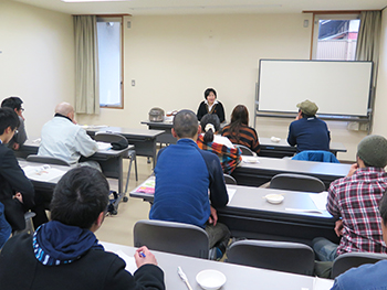 福井県若手農業者の会にて講演